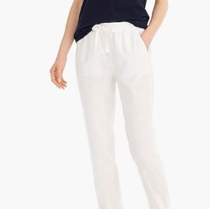 White J.Crew factory Seaside pant, size 8